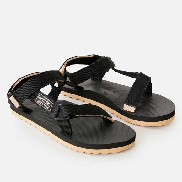 Rip Curl *NWOT* Women’s Searcher All Terrain Sandals, Black & Tan - Picture 3 of 14